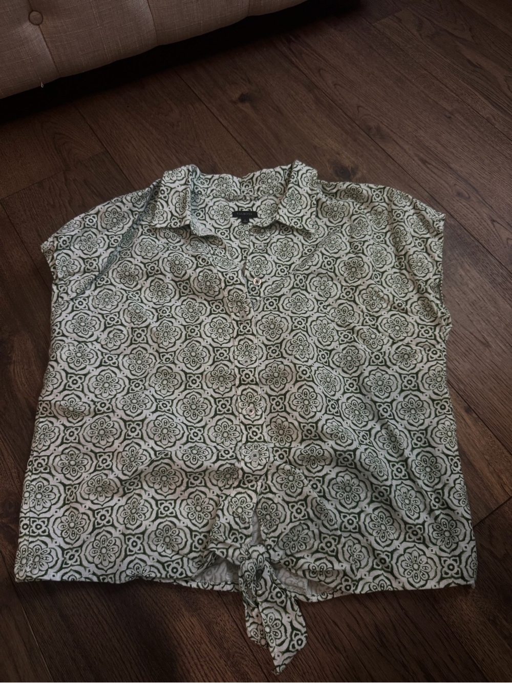 Talbots Button Front Blouse